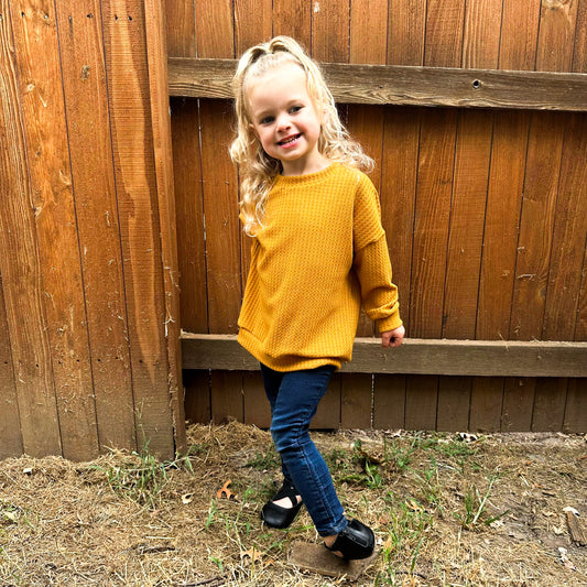 Mustard Waffle Dolman