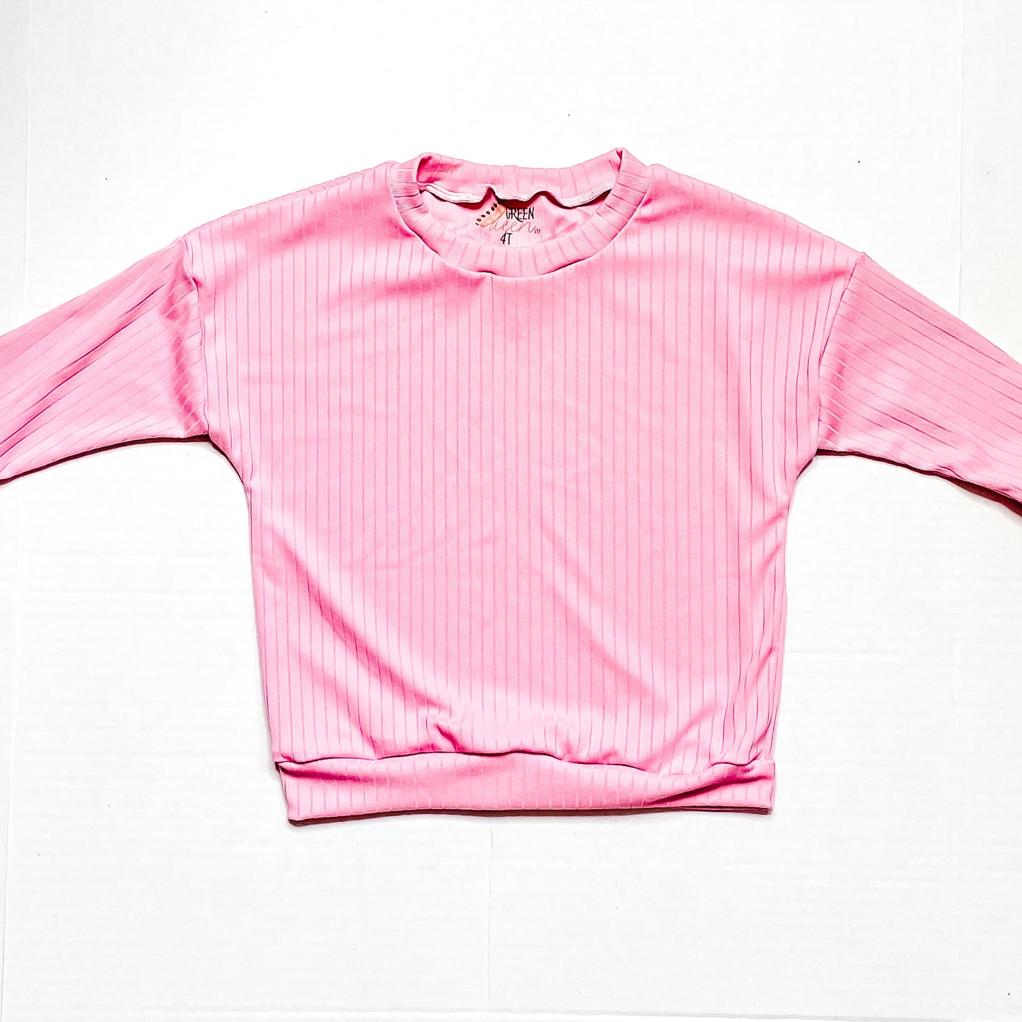 Pink Rib Knit